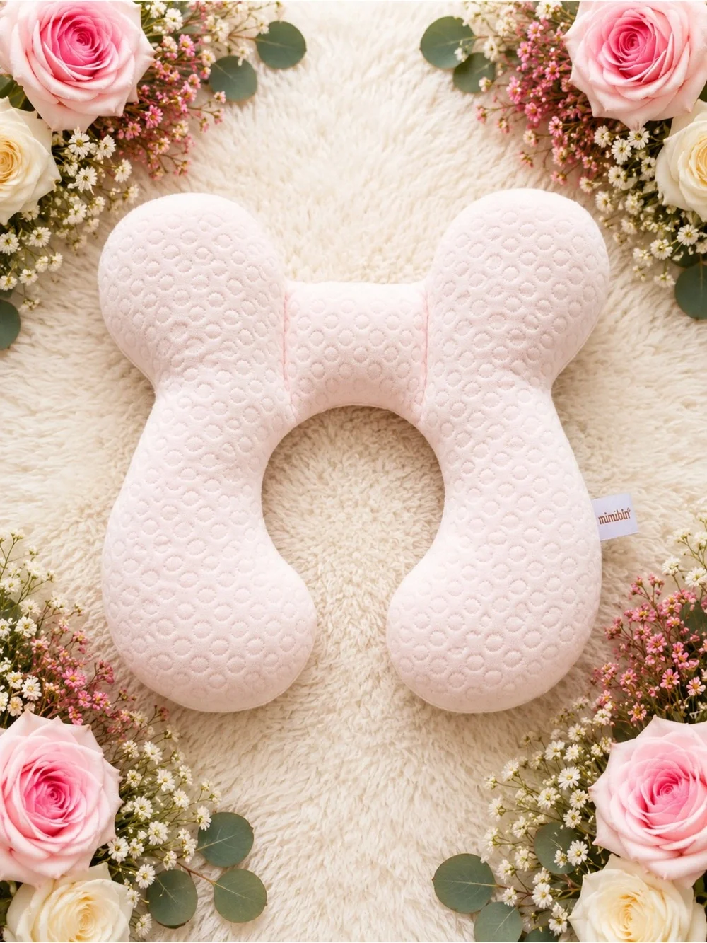 Pink Baby Head Support